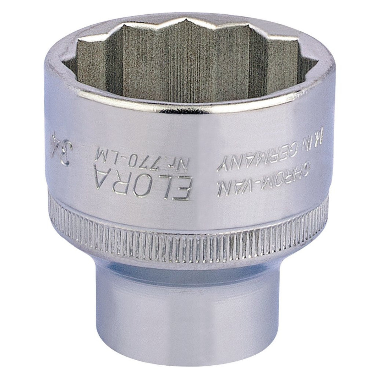 Elora Bi-Hexagon Socket, 1/2" Sq. Dr., 34mm 15289