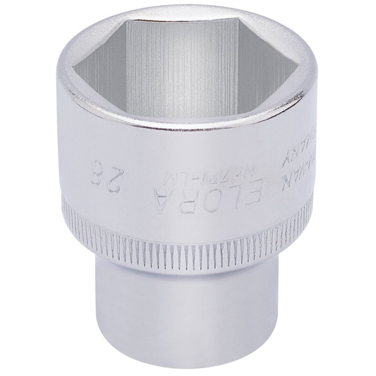 Elora Hexagon Socket, 1/2" Sq. Dr., 28mm 15317