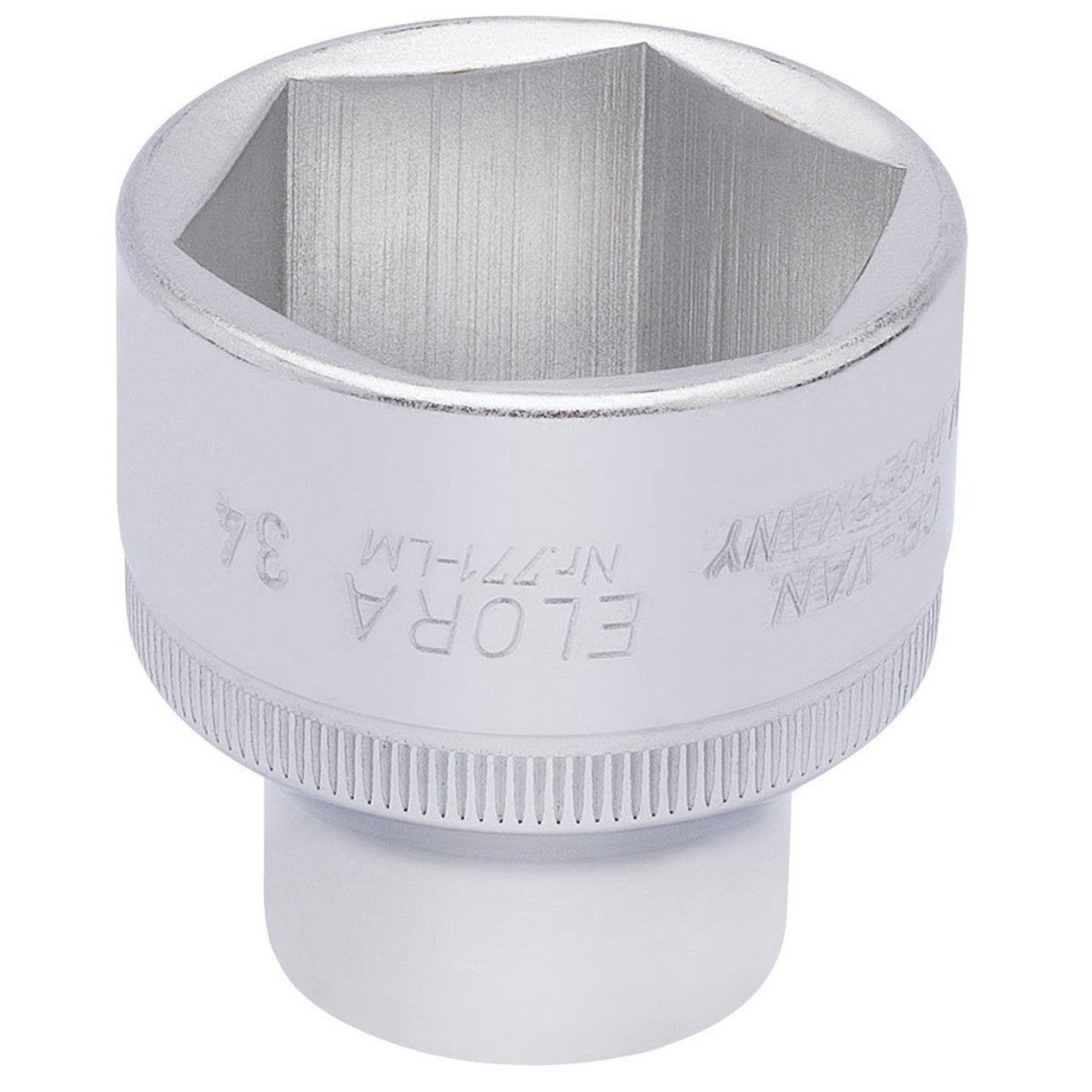 Elora Hexagon Socket, 1/2" Sq. Dr., 34mm 15323