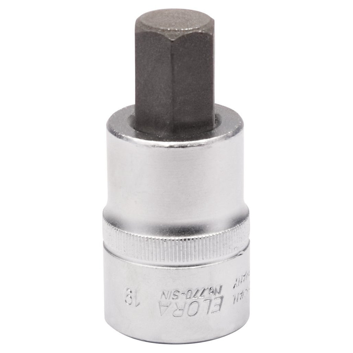 Elora Hexagon Screwdriver Socket, 3/4" Sq. Dr., 19mm 15554