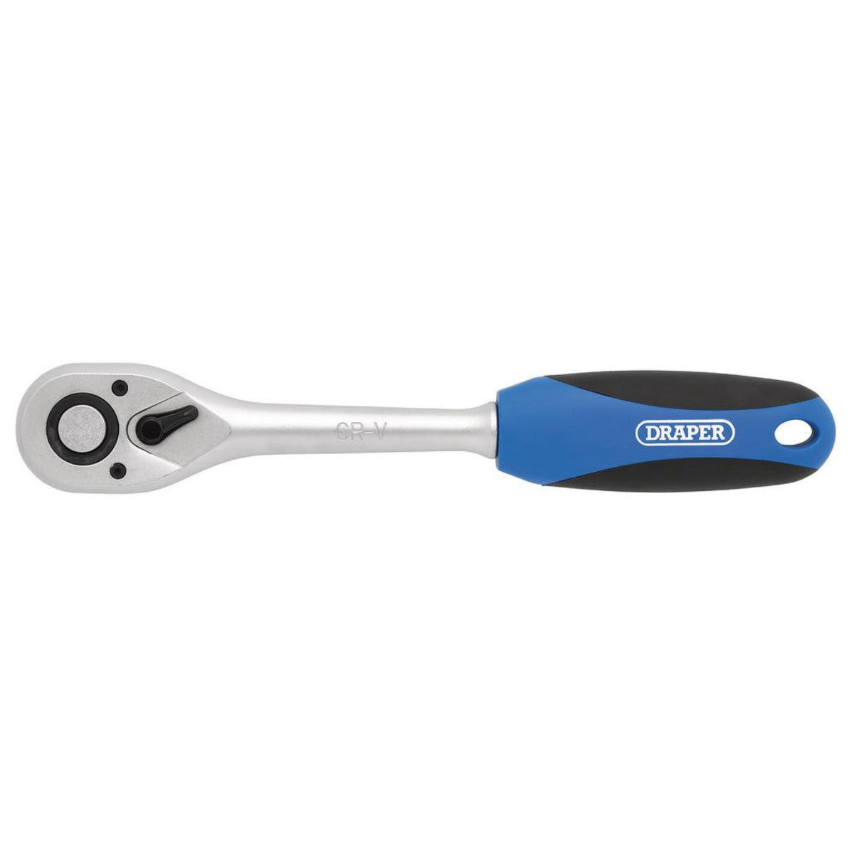 Draper 72 Tooth Reversible Soft Grip Ratchets, 1/2" Sq. Dr. 16429