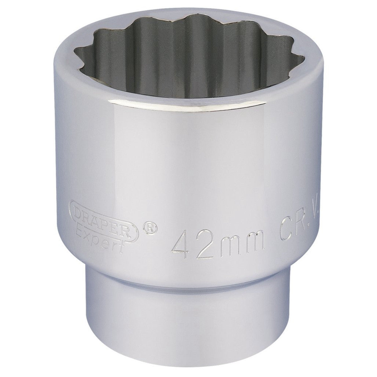 Draper Expert 12 Point Socket, 3/4" Sq. Dr., 42mm 16705