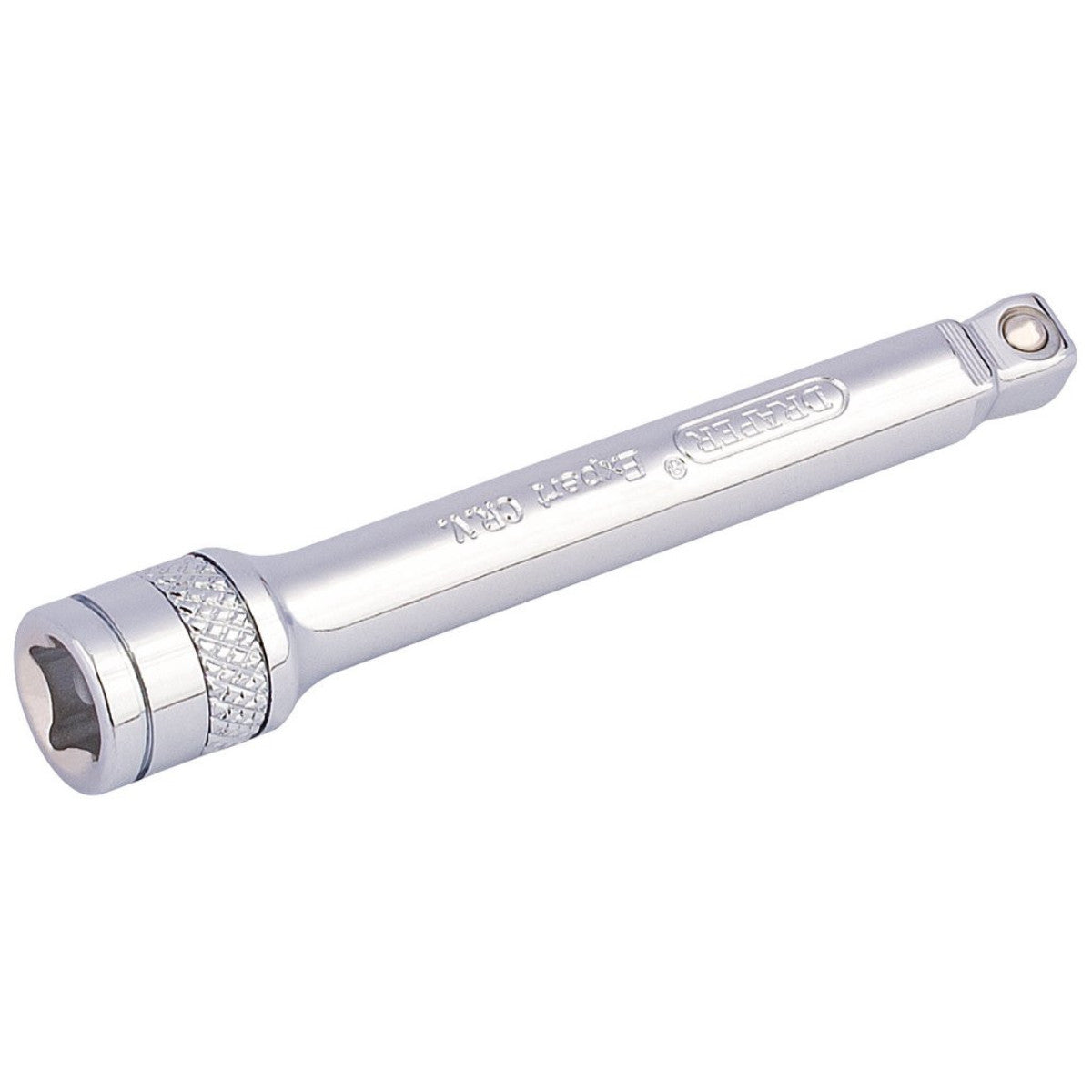 Draper Expert Wobble Extension Bar, 1/4" Sq. Dr., 75mm, Polished Chrome 16717