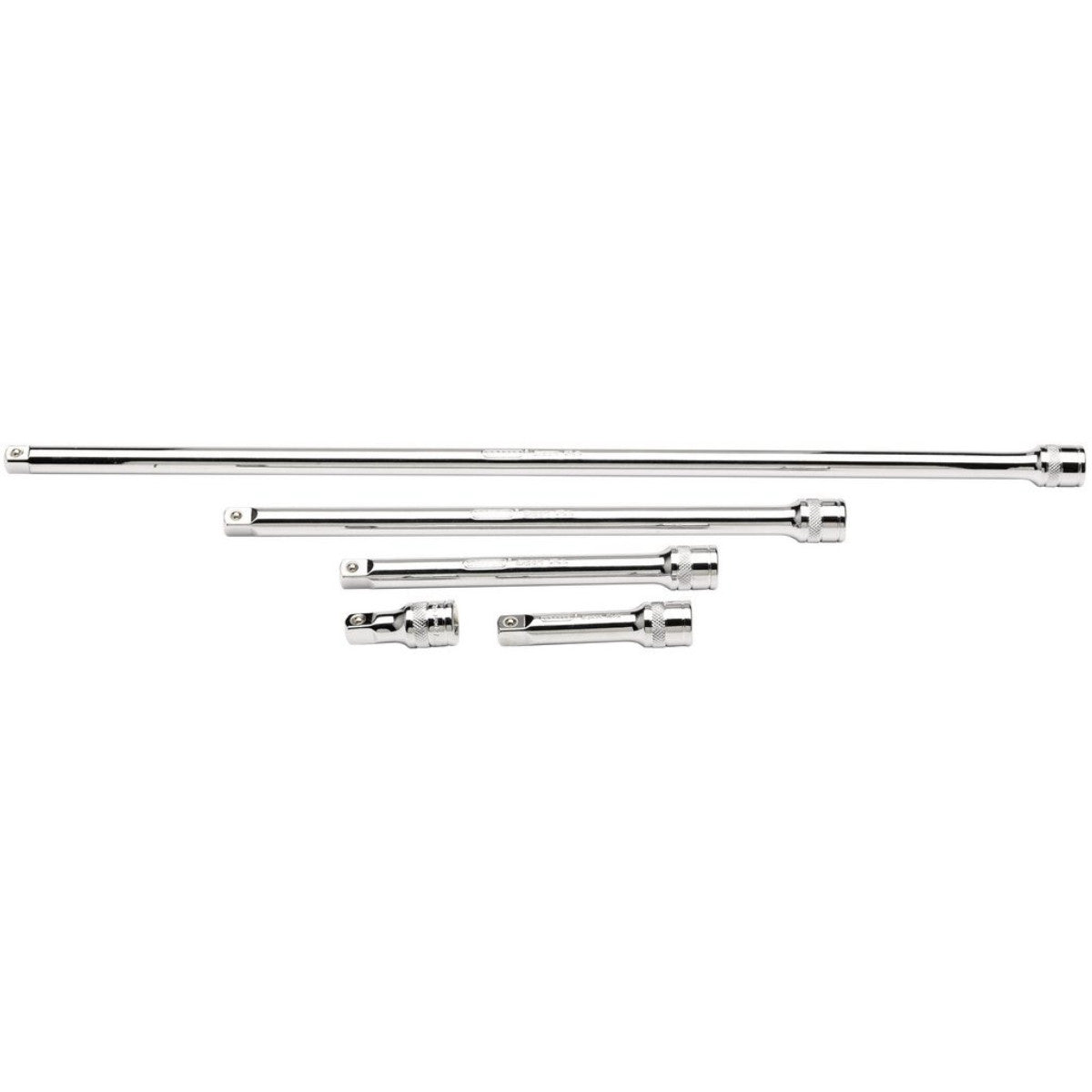 Draper Expert Extension Bar Set, 3/8" Sq. Dr., Polished Chrome (5 Piece) 16767