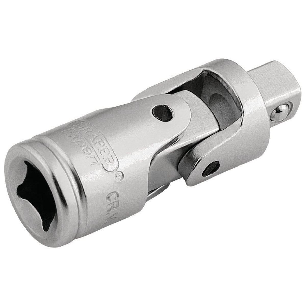 Draper Expert Satin Chrome Universal Joint, 1/4" Sq. Dr. 16792