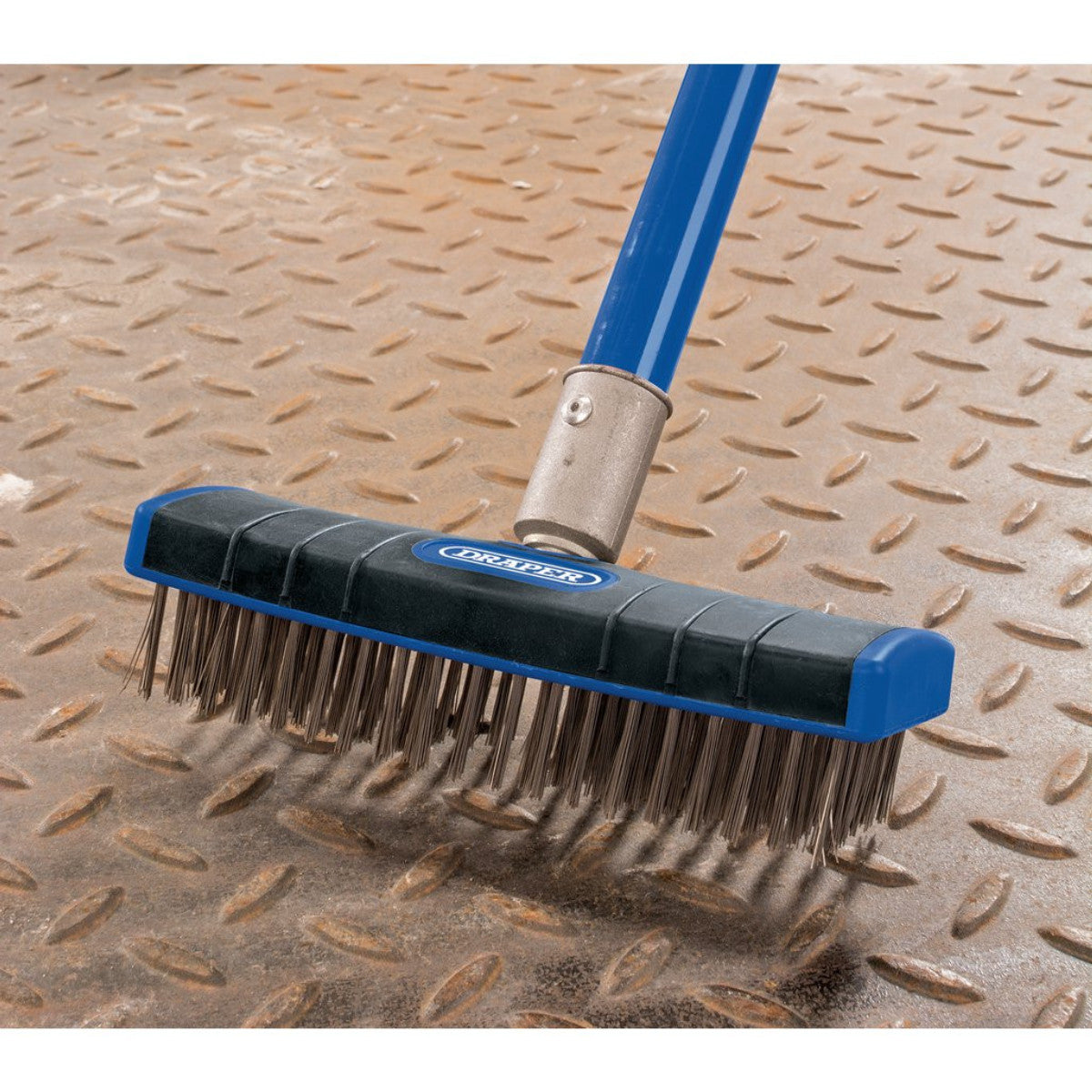 Draper Stainless Steel Bristle Scrub Brush, 180mm 17189