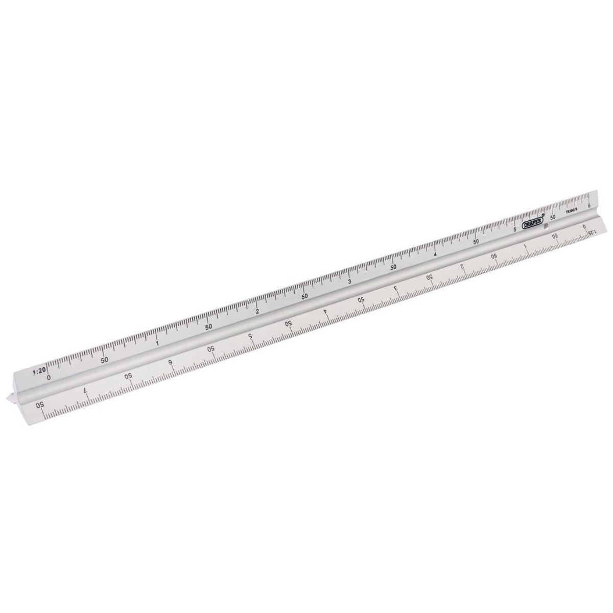 Draper Aluminium Triangle Scale Rule, 300mm 17686
