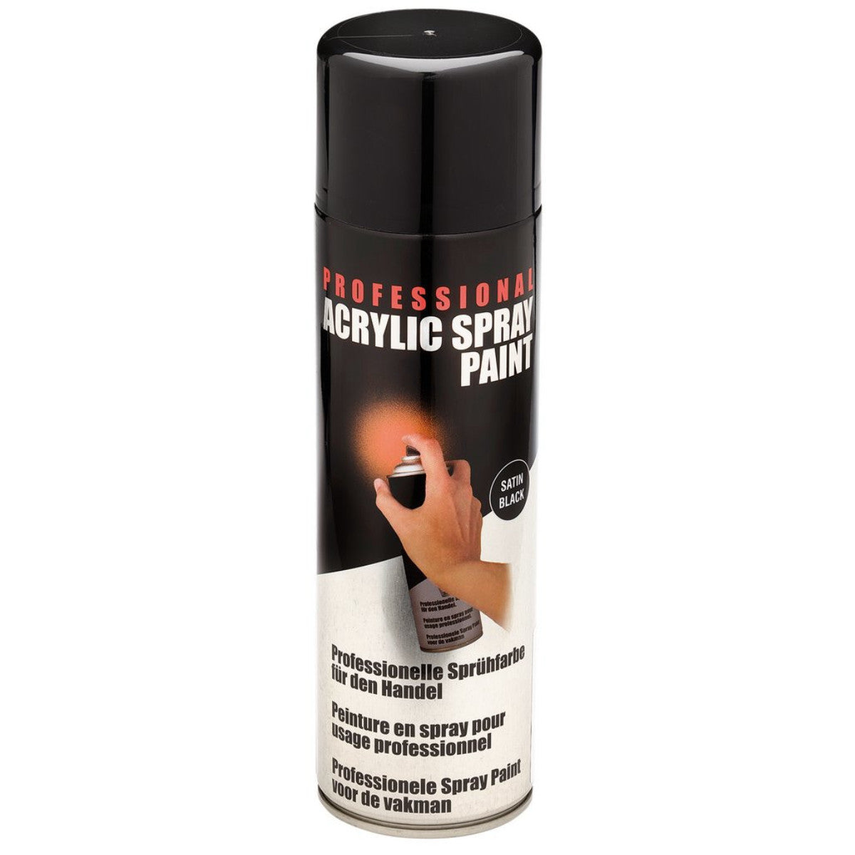 Draper Satin Spray Paint, 400ml, Black 18013