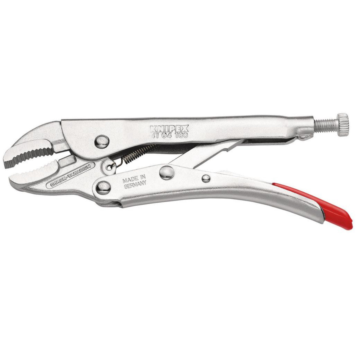 Knipex 41 04 180 Grip Pliers, Galvanized, 180mm 18338