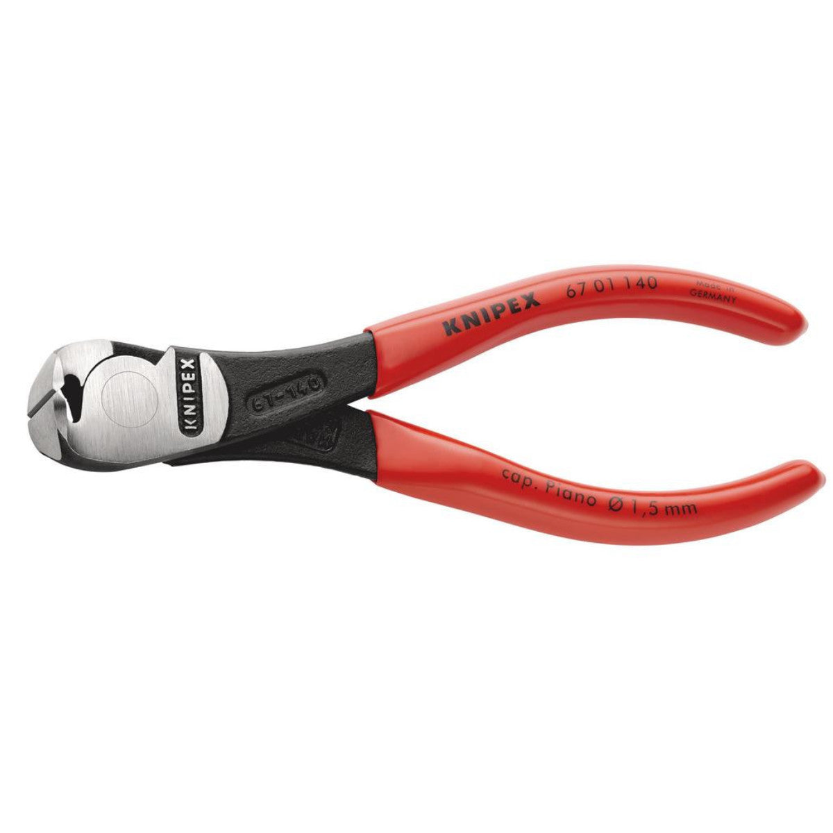 Knipex 67 01 140 High Leverage End Cutting Nippers, 140mm 18428