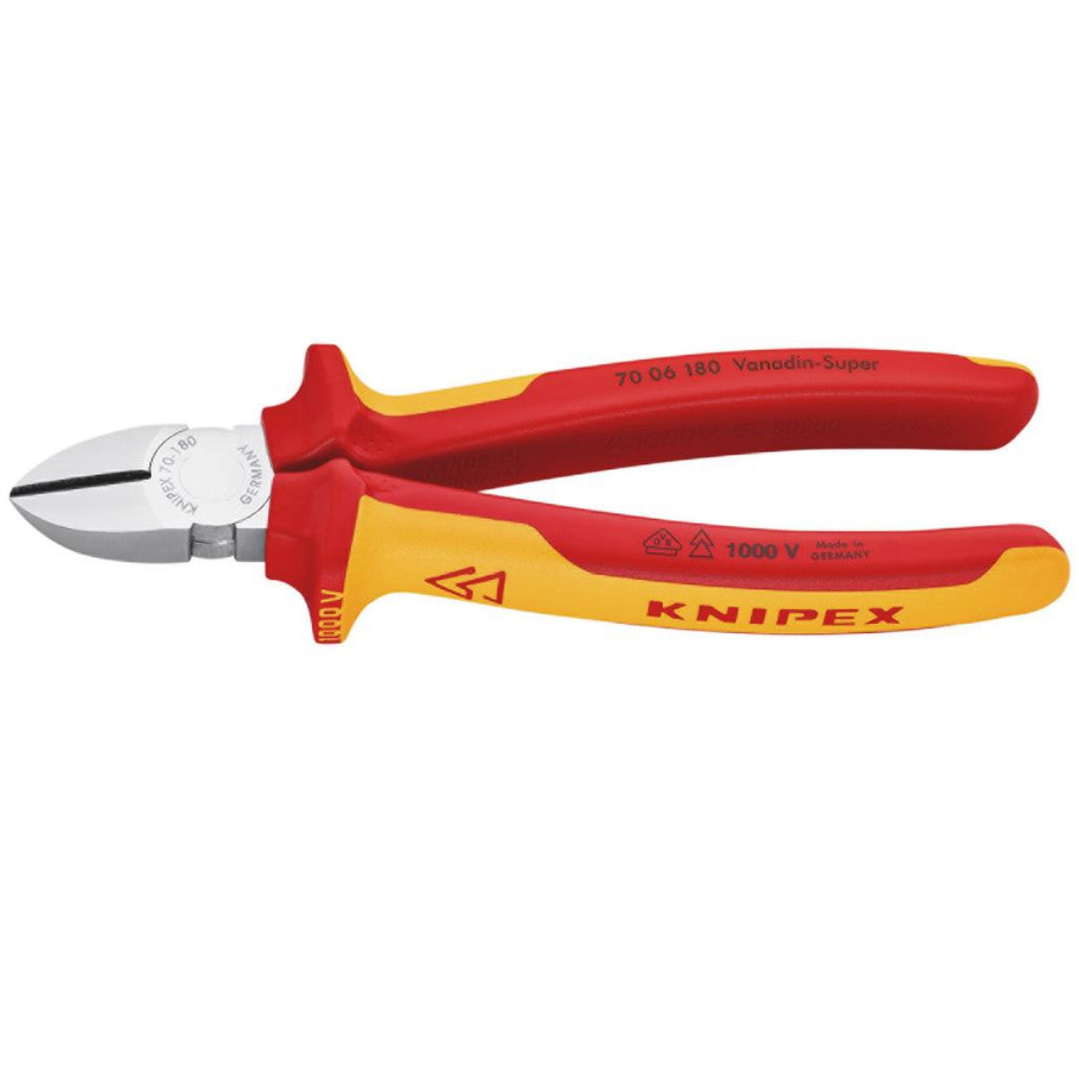 Knipex 70 06 180SB Diagonal Side Cutter, 180mm 18451