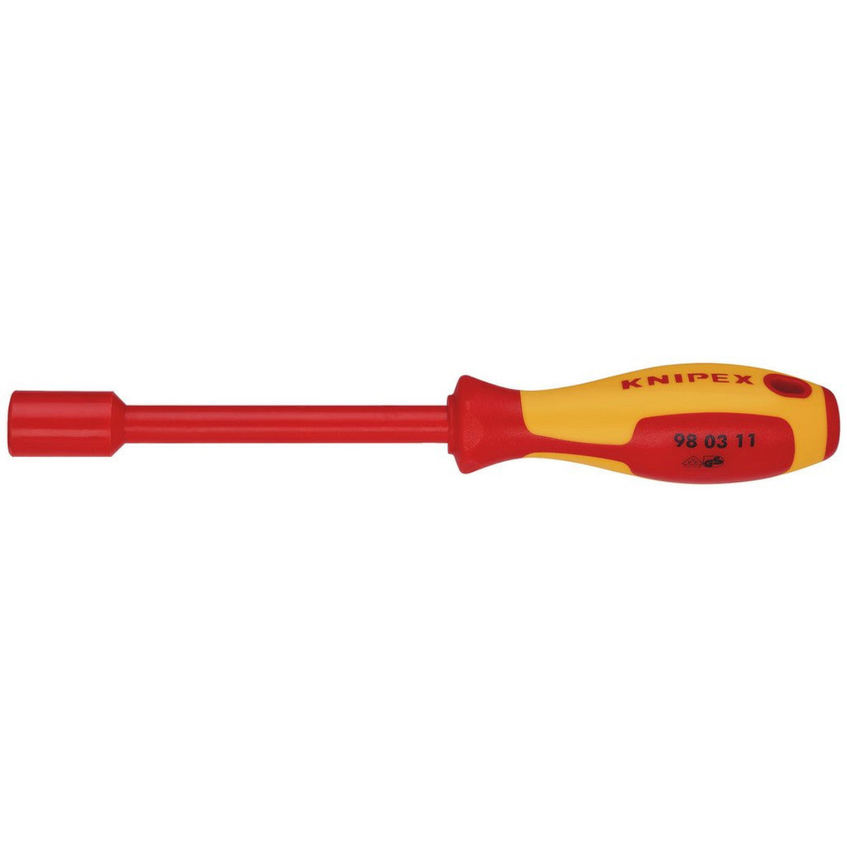 Knipex 98 03 11 VDE Insulated Nut Driver, 11.0 x 125mm 18741