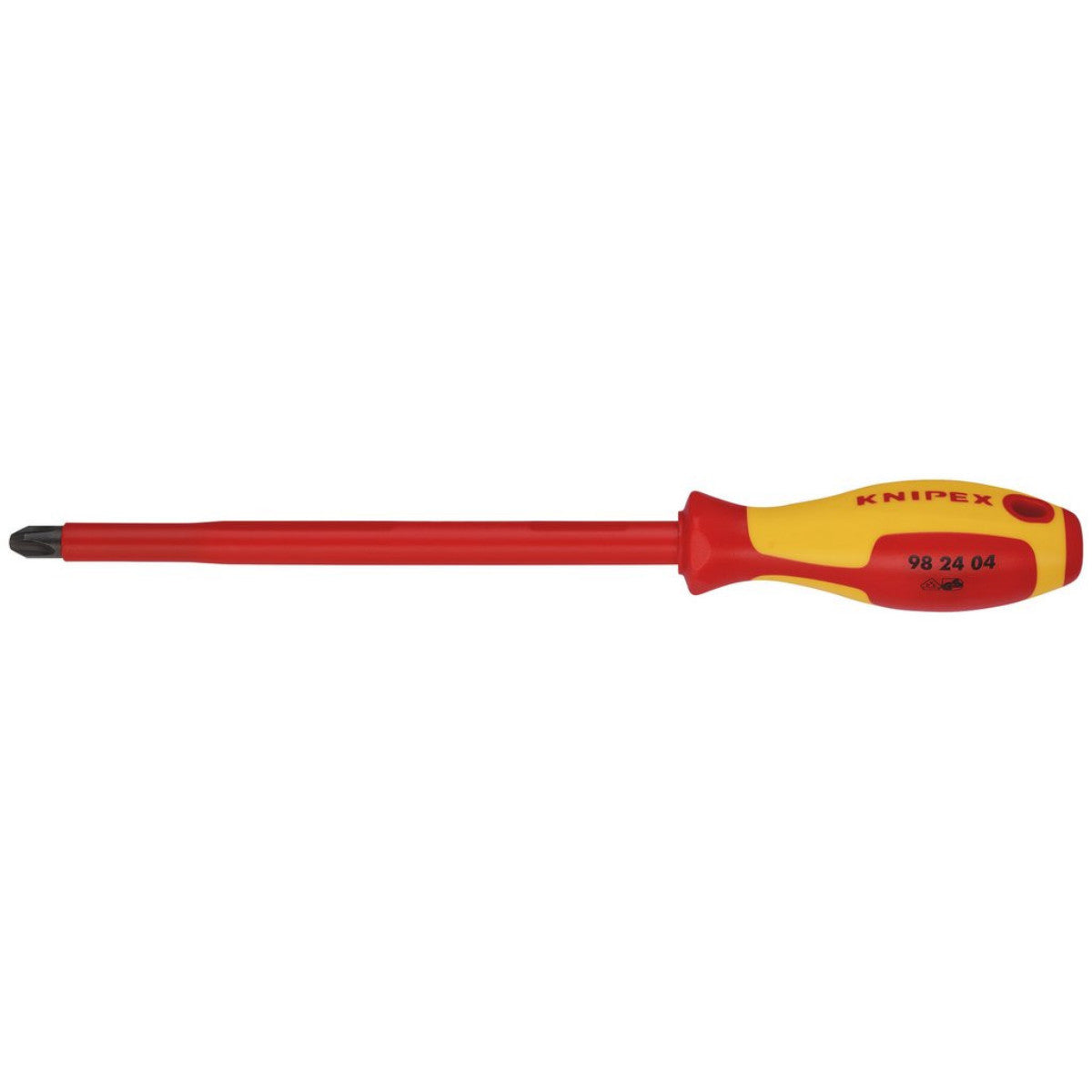 Knipex 98 24 04 VDE Insulated Screwdriver, PH4 x 200mm 18805