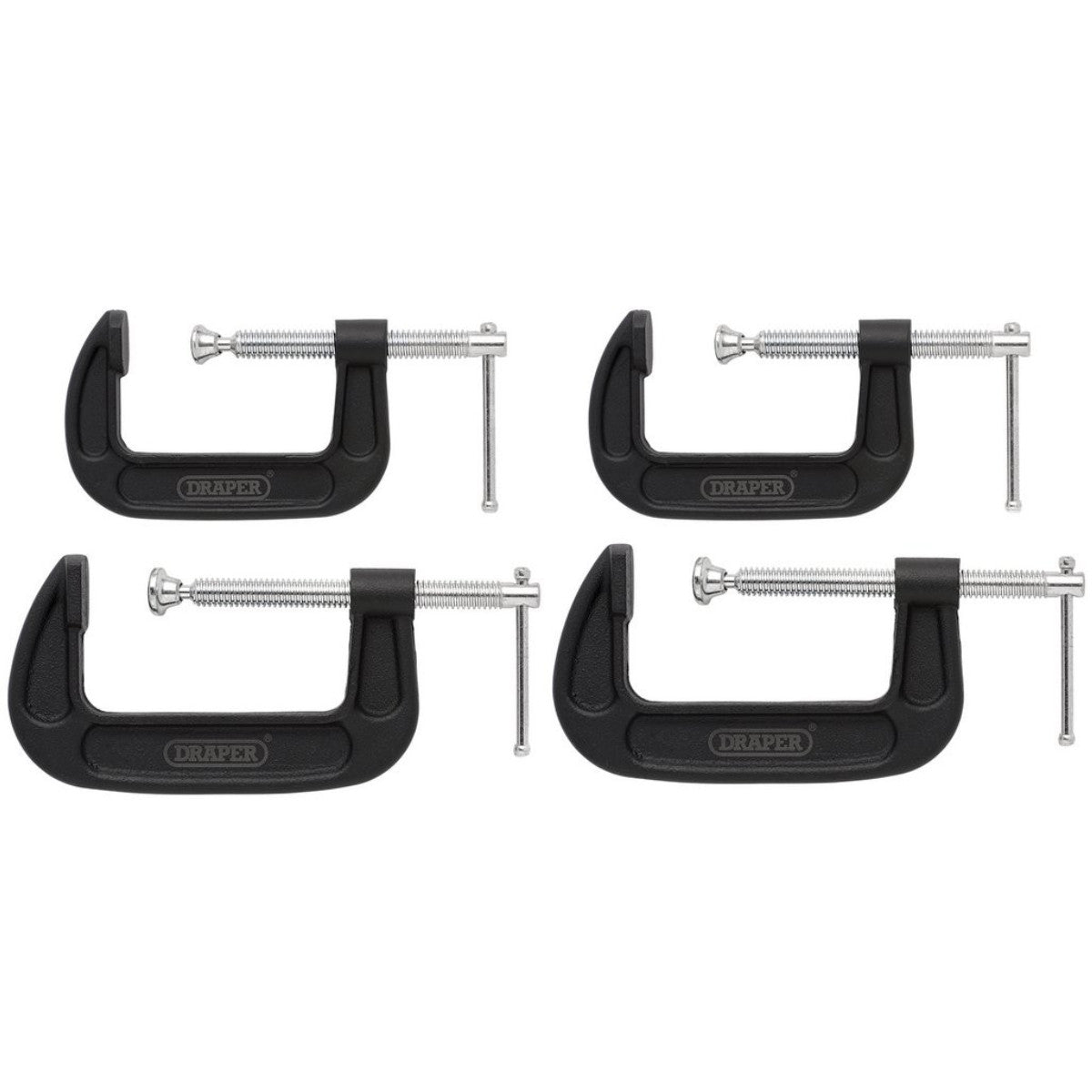 Draper Heavy Duty G-Clamp Set (4 Piece) 18992