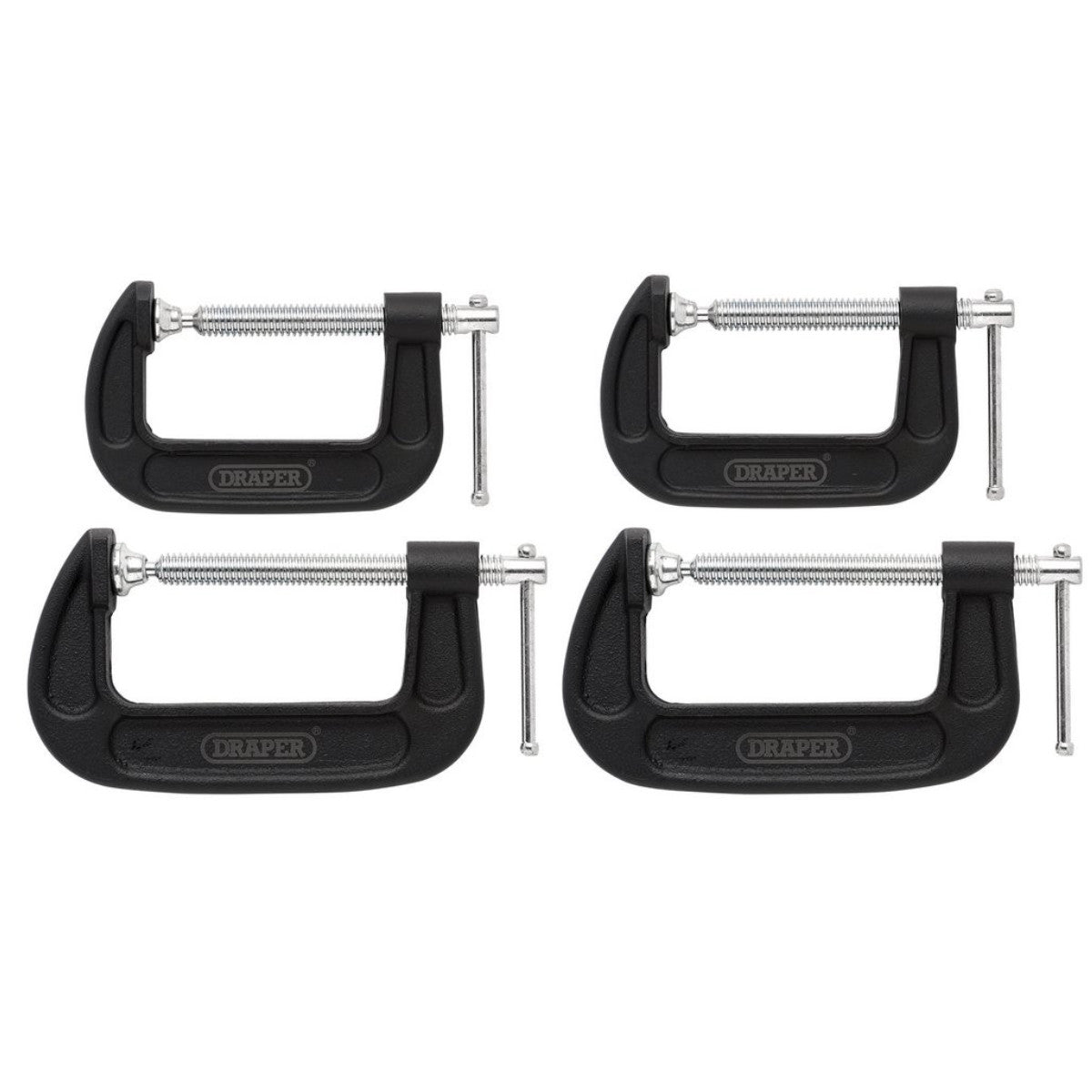 Draper Heavy Duty G-Clamp Set (4 Piece) 18992