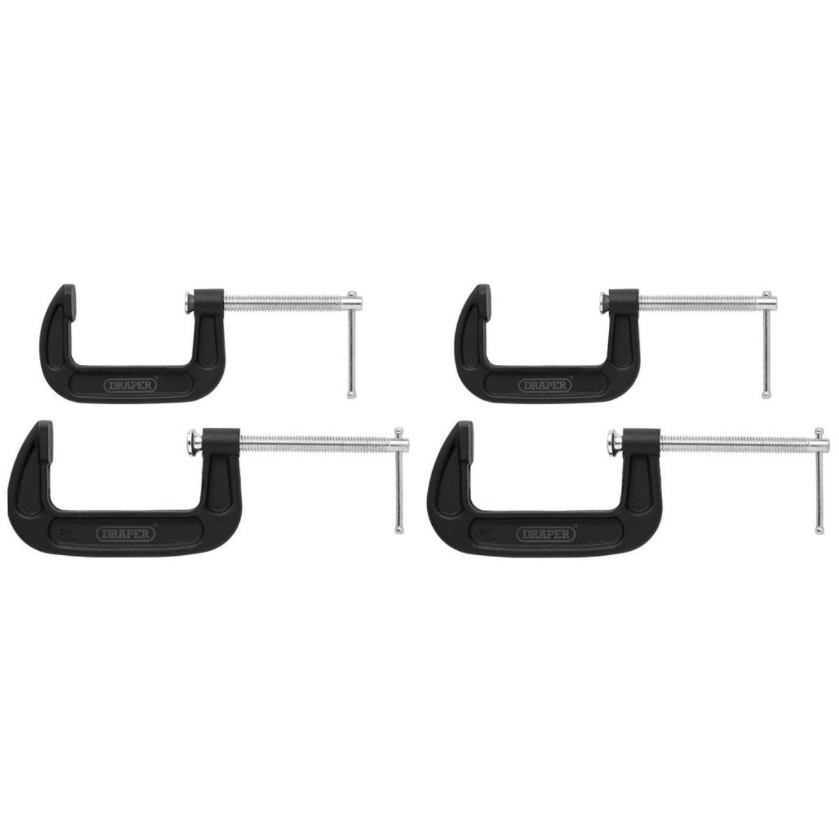 Draper Heavy Duty G-Clamp Set (4 Piece) 18992