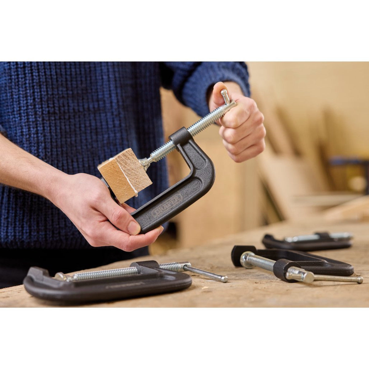 Draper Heavy Duty G-Clamp Set (4 Piece) 18992
