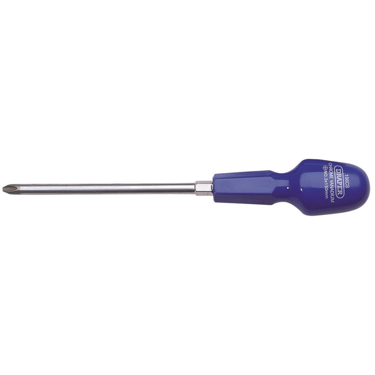 Draper Cross Slot Cabinet Pattern Screwdriver, No.3 x 150mm (Sold Loose) 19506