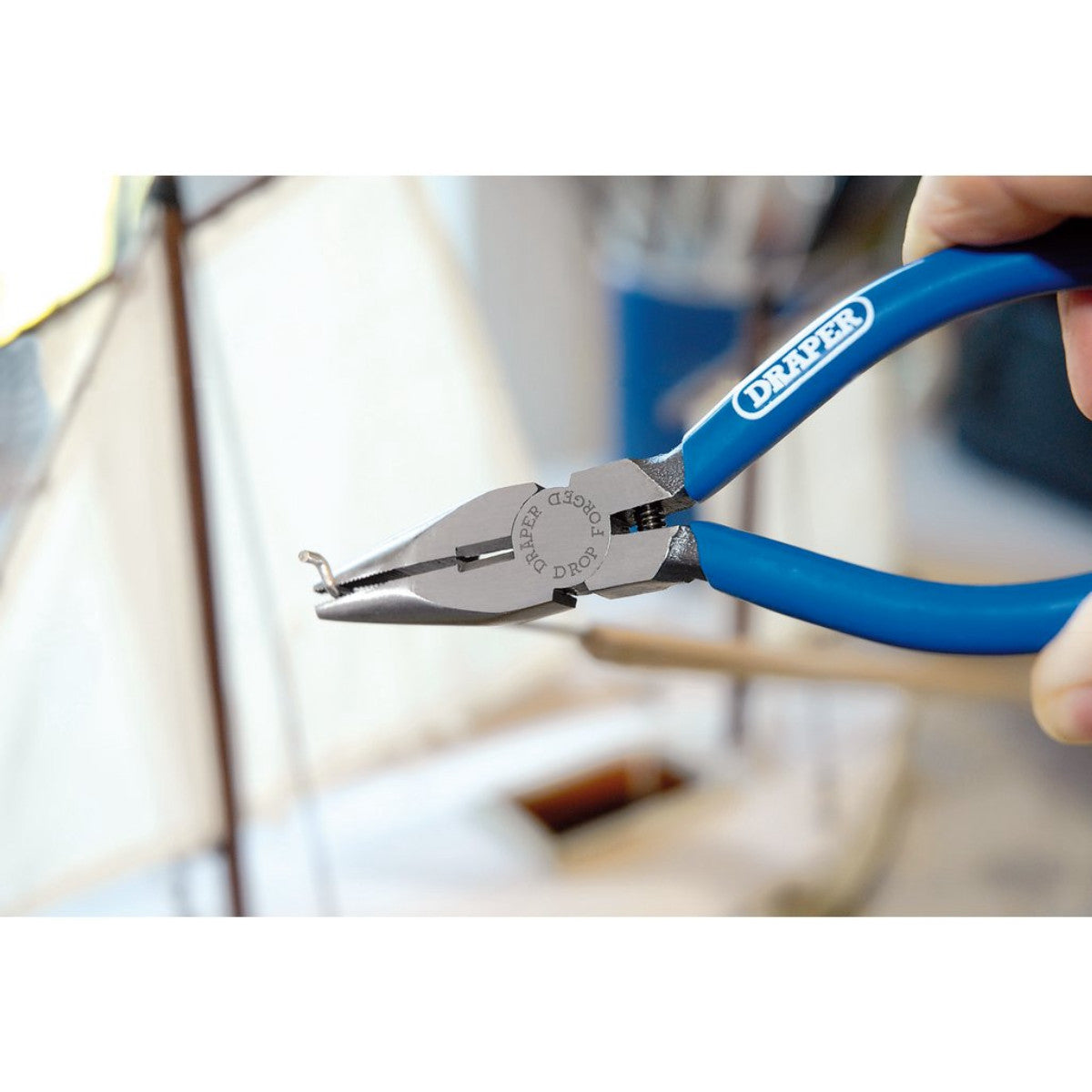 Draper Spring Loaded Long Nose Pliers, 115mm 19647