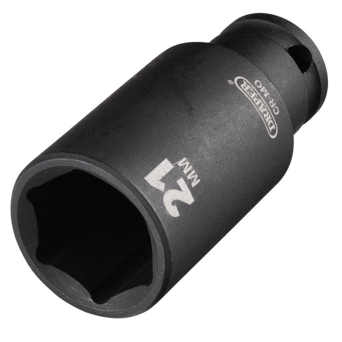 Draper HI-TORQ Metric Deep Impact Socket, 3/8" Sq. Dr., 21mm 20177