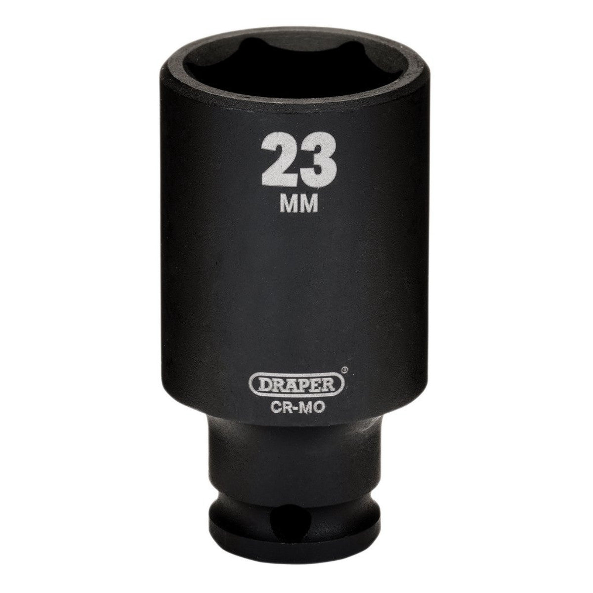 Draper HI-TORQ Metric Deep Impact Socket, 3/8" Sq. Dr., 23mm 20181