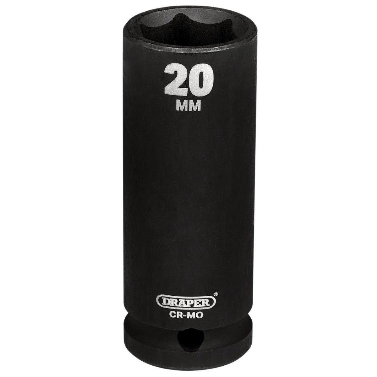 Draper Hi-TORQ Deep Impact Socket, 1/2" Sq. Dr., 20mm 20191