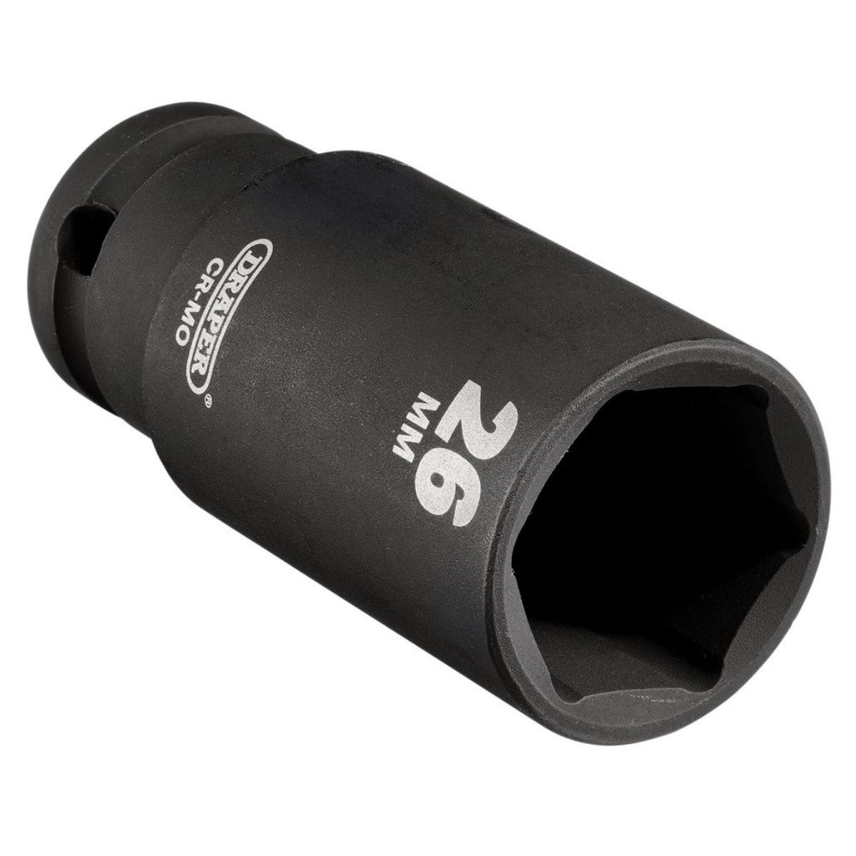 Draper HI-TORQ Metric Deep Impact Socket, 1/2" Sq. Dr., 26mm 20193
