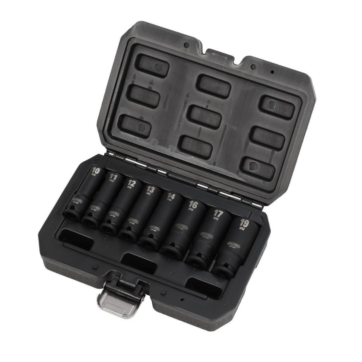 Draper HI-TORQ Metric Deep Impact Socket Set, 3/8" Sq. Dr. (8 Piece) 20205