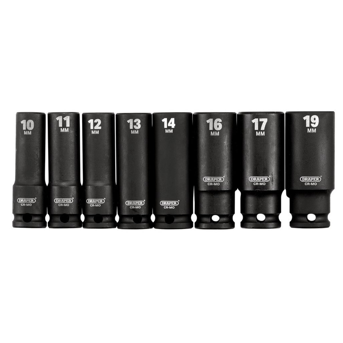 Draper HI-TORQ Metric Deep Impact Socket Set, 3/8" Sq. Dr. (8 Piece) 20205