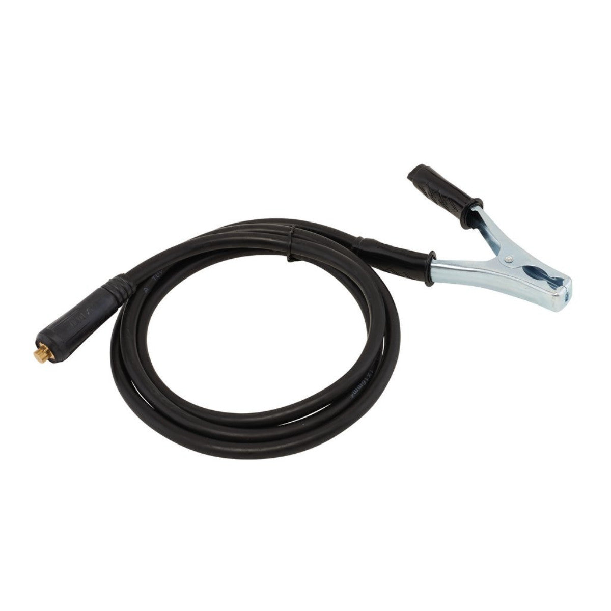Draper MMA Welding Earth Lead and Clamp with 10/25 Dinse-type Plug, 1.8m, 200A 20930