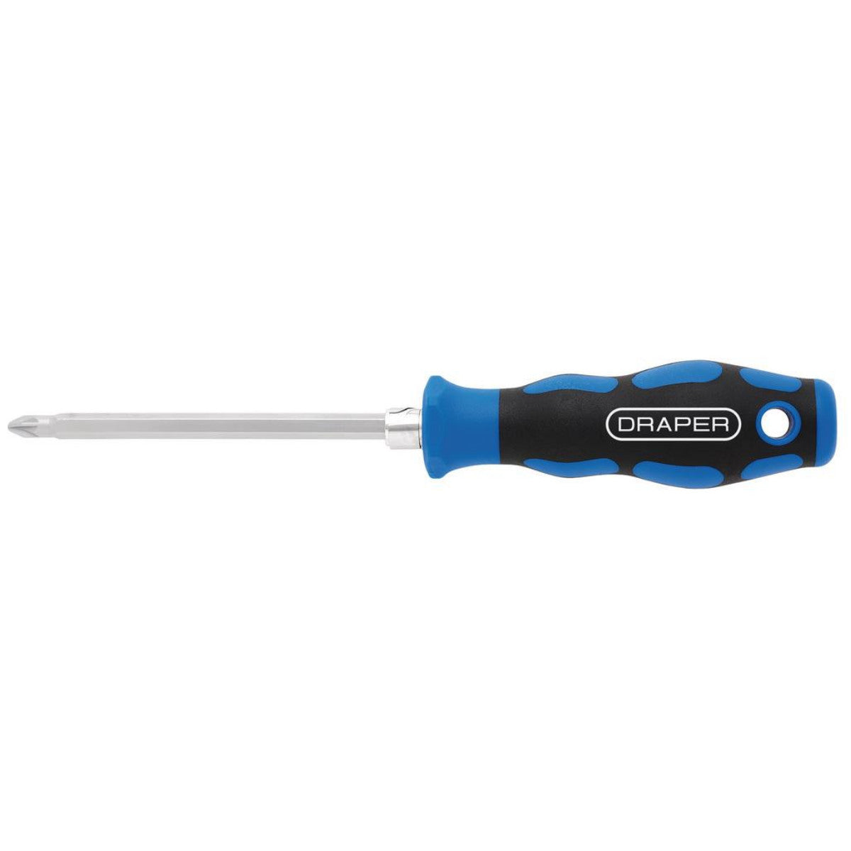 Draper 2-in-1 Reversible Blade Soft Grip Screwdriver, SL6/PZ2 x 175mm 21009