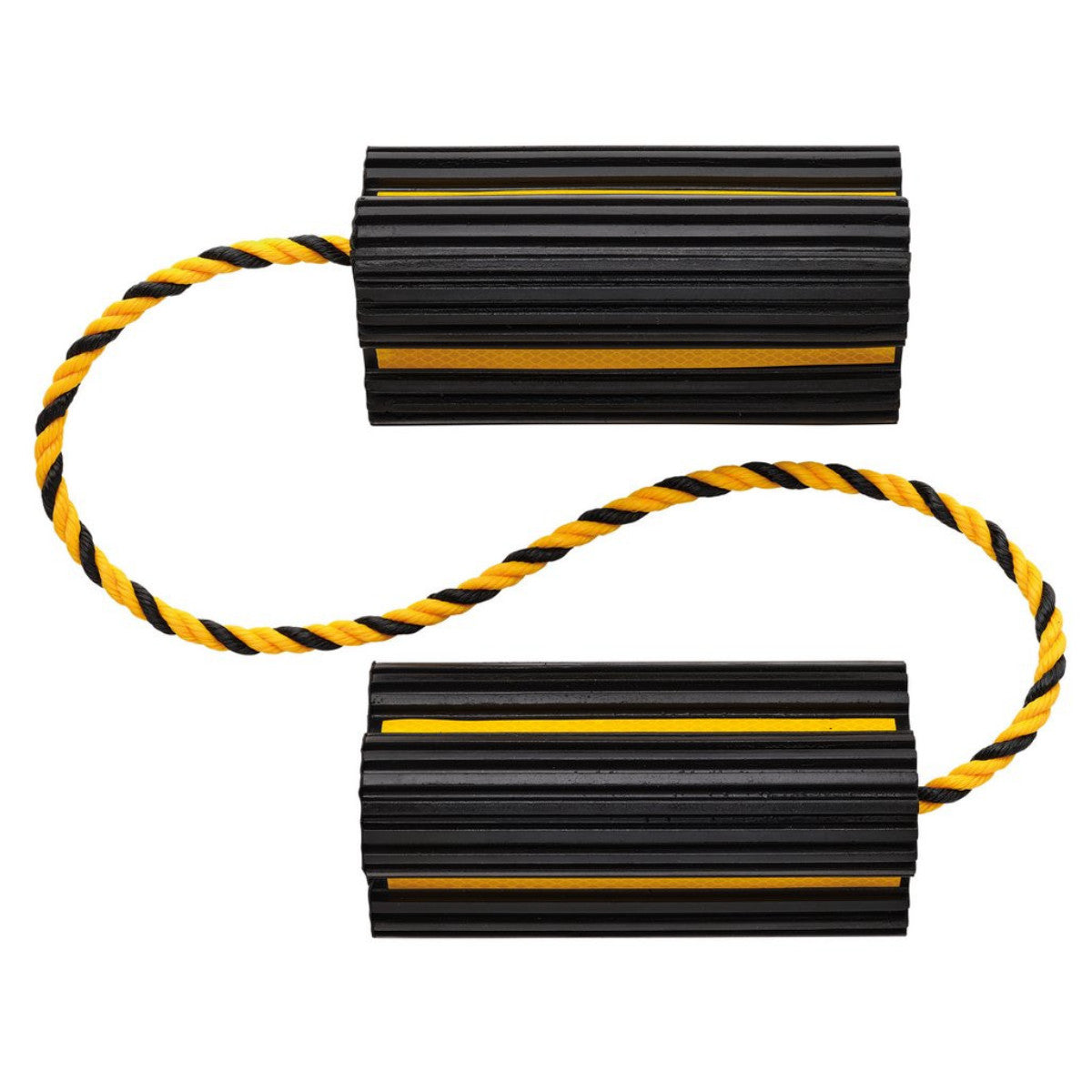 Draper Heavy Duty Rubber Wheel Chocks, 3 Tonne (Pair) 21135