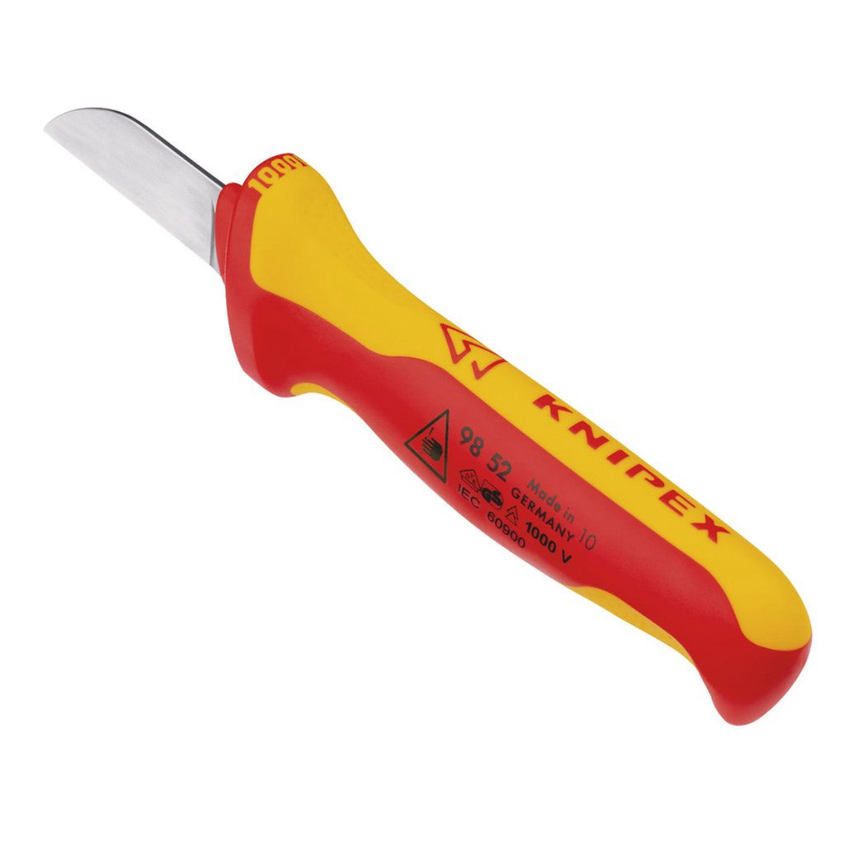 Knipex 98 52 VDE Cable Knife with Multi-Component Handle, 190mm 21489