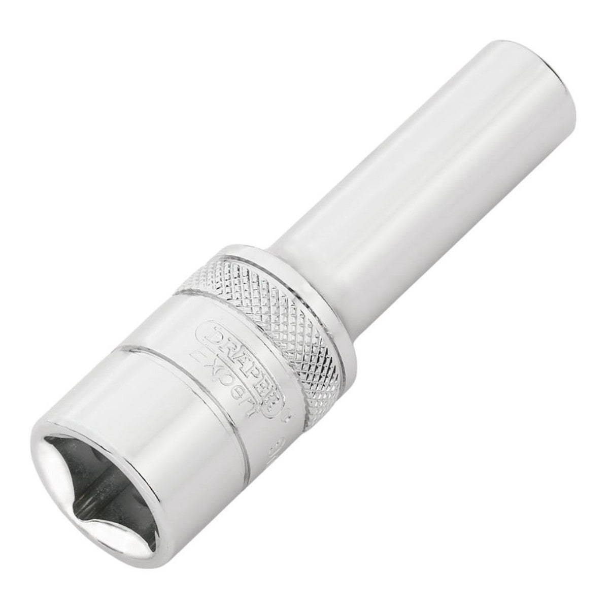 Draper Expert Metric Deep Socket, 1/2" Sq. Dr.,Polished Chrome, 9mm 22407