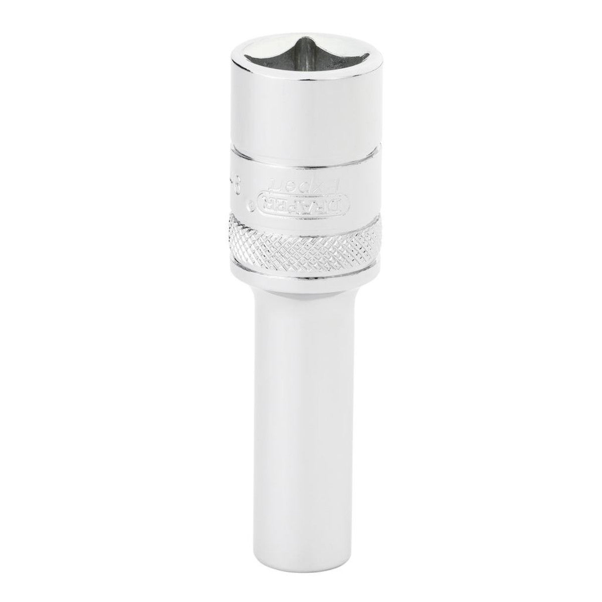Draper Expert Metric Deep Socket, 1/2" Sq. Dr.,Polished Chrome, 9mm 22407