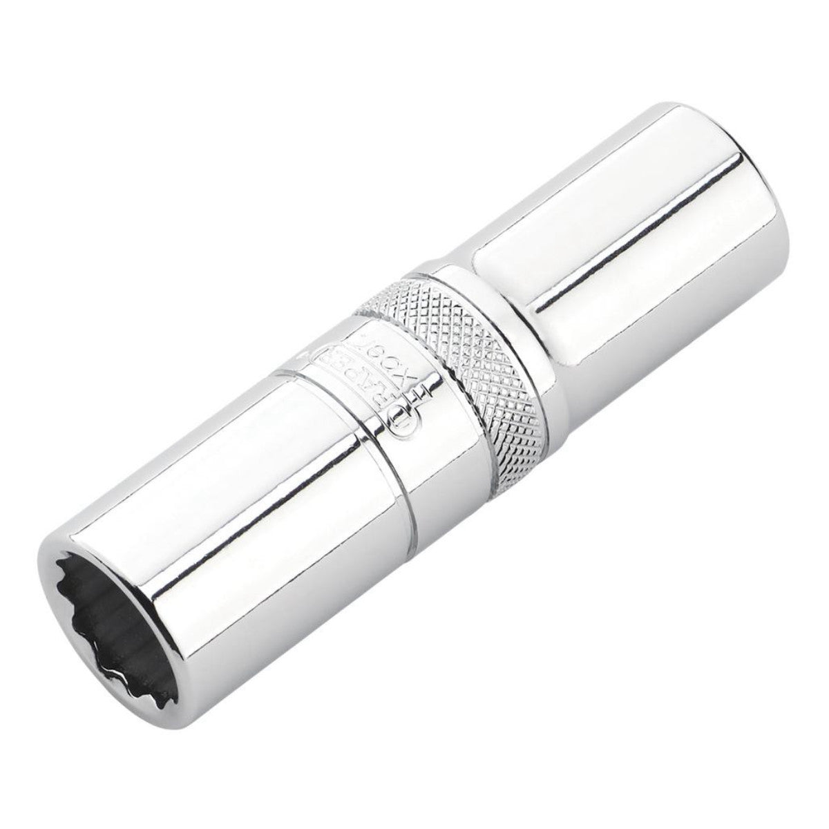 Draper Expert Metric Deep Socket, 1/2" Sq. Dr., Polished Chrome, 15mm 22421