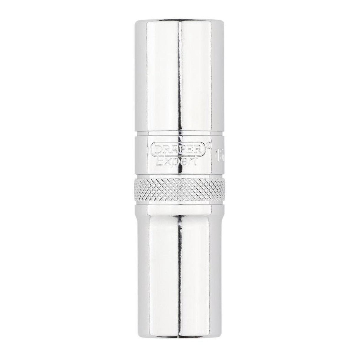 Draper Expert Metric Deep Socket, 1/2" Sq. Dr., Polished Chrome, 15mm 22421