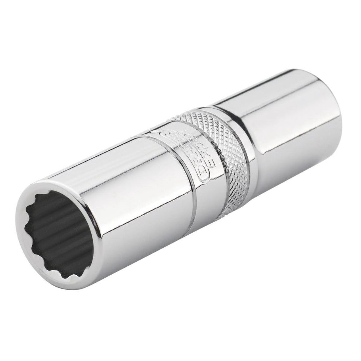 Draper Expert Metric Deep Socket, 1/2" Sq. Dr., Polished Chrome, 15mm 22421