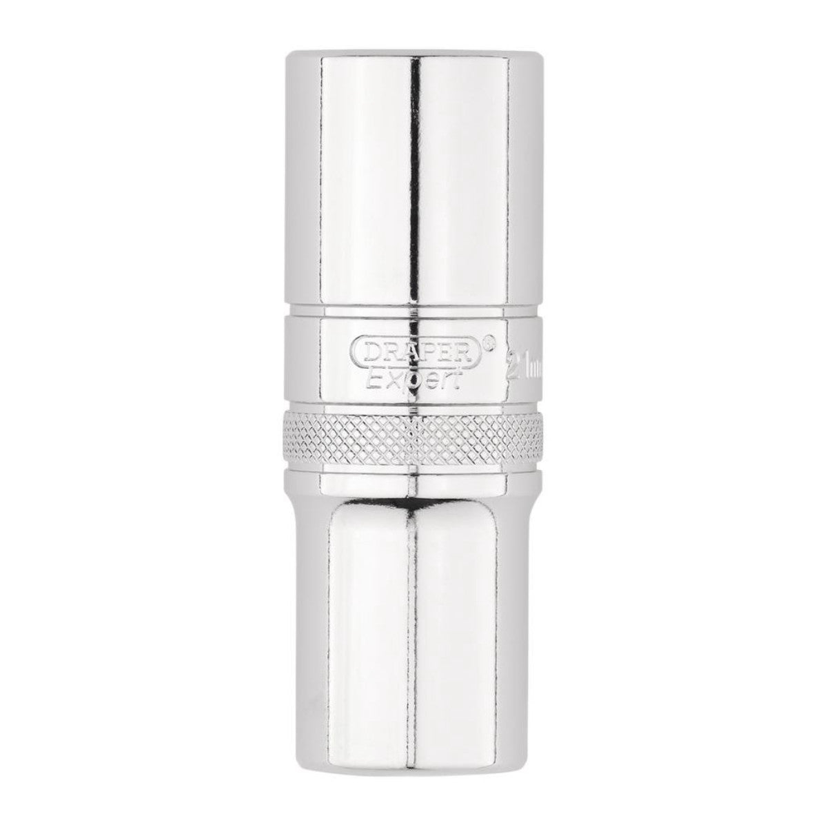 Draper Expert Metric Deep Socket, 1/2" Sq. Dr., Polished Chrome, 21mm 22422