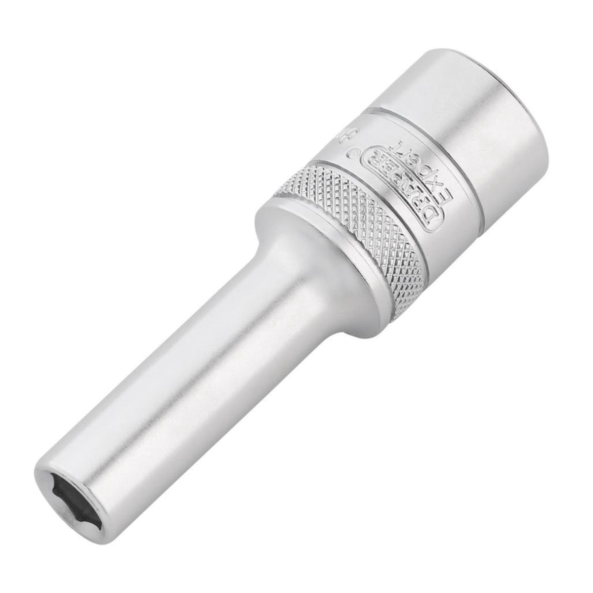 Draper Expert Metric Deep Socket, 1/2" Sq. Dr., Micro Satin Chrome, 8mm 22428