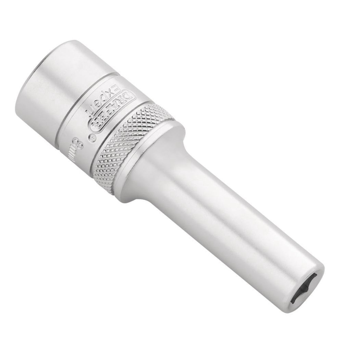 Draper Expert Metric Deep Socket, 1/2" Sq. Dr., Micro Satin Chrome, 8mm 22428