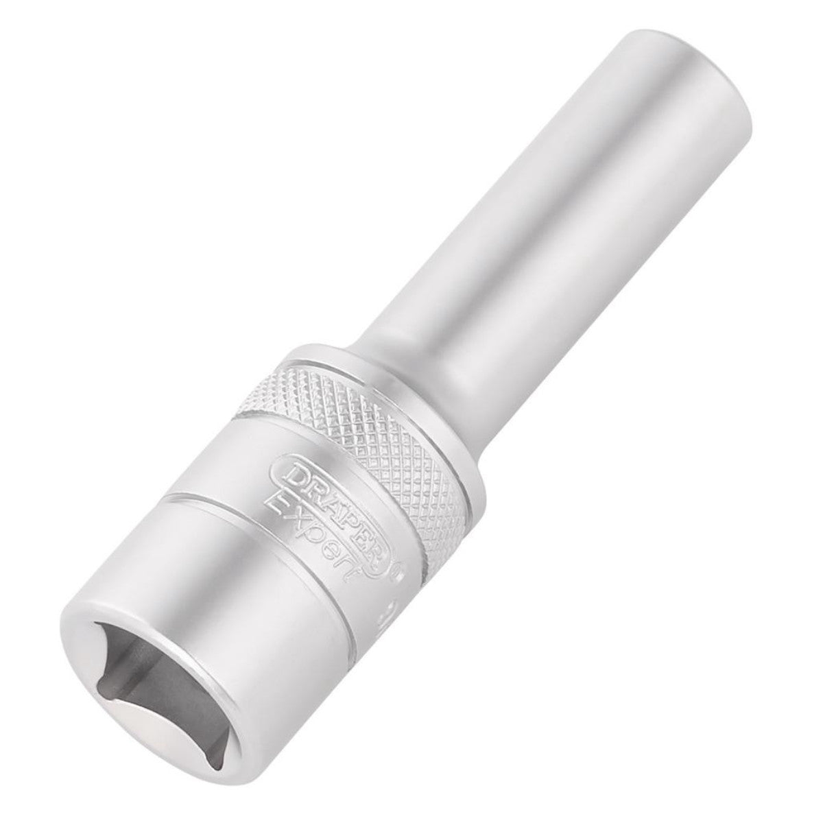 Draper Expert Metric Deep Socket, 1/2" Sq. Dr., Micro Satin Chrome, 9mm 22429