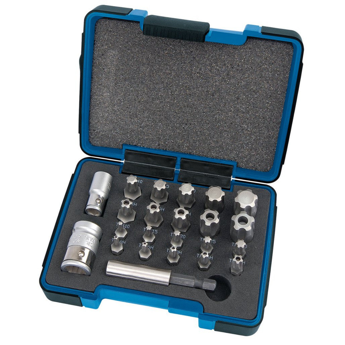 Draper Expert TX-STAR 1/4, Plus Bit Set, 3/8" Sq. Dr. (23 Piece) 23241