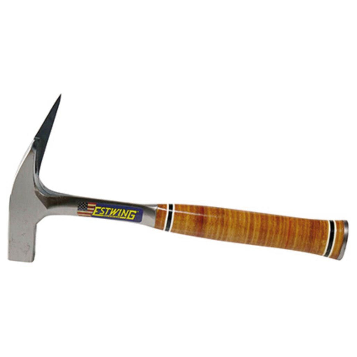 Estwing E239MM Milled Face Roofers Pick Hammer with Leather Grip, 21oz/600g 23517