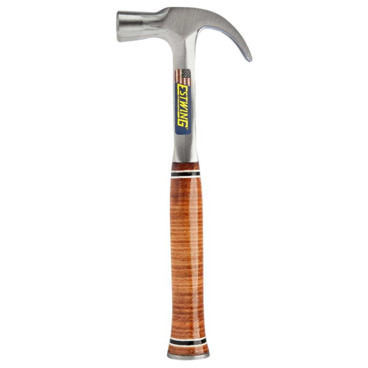 Estwing E24C Curved Claw English Pattern Hammer with Leather Grip, 24oz/672g 23522