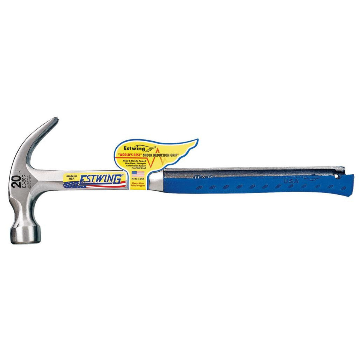 Estwing E3-20C Curved Claw Hammer (International), 20oz/560g 23538