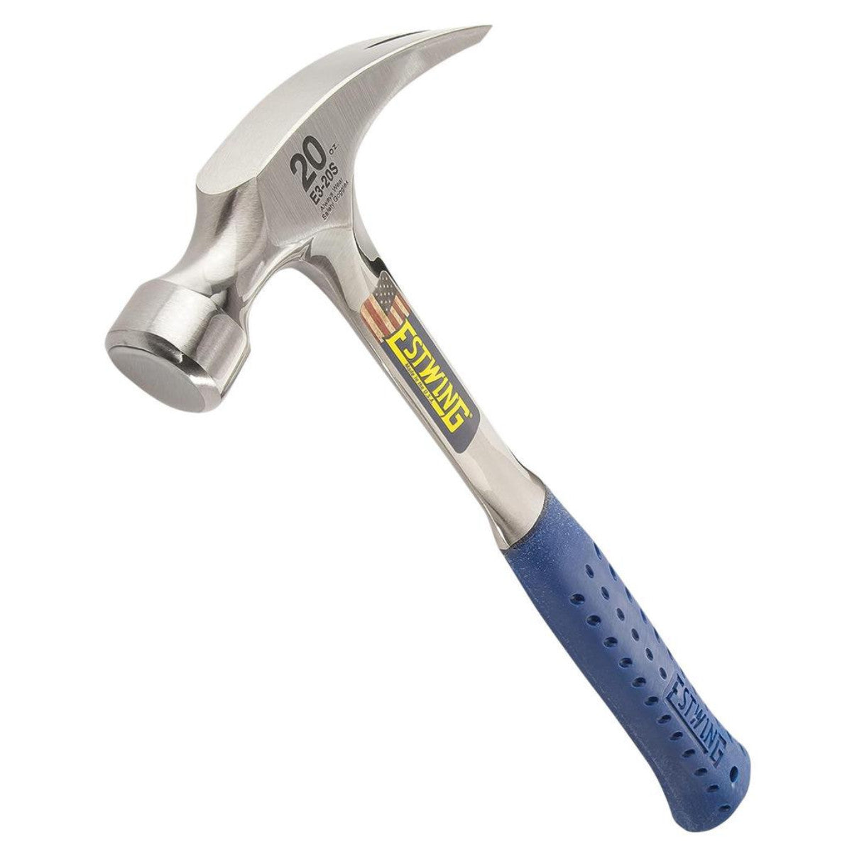 Estwing E3-20S Straight Claw Hammer, 20oz/560g 23539