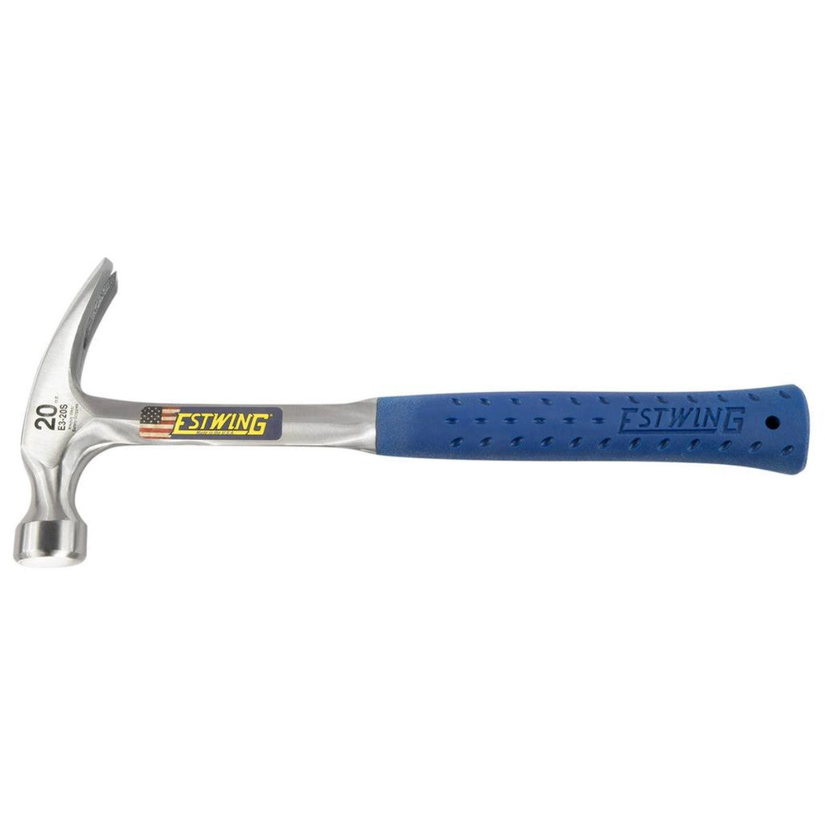 Estwing E3-20S Straight Claw Hammer, 20oz/560g 23539
