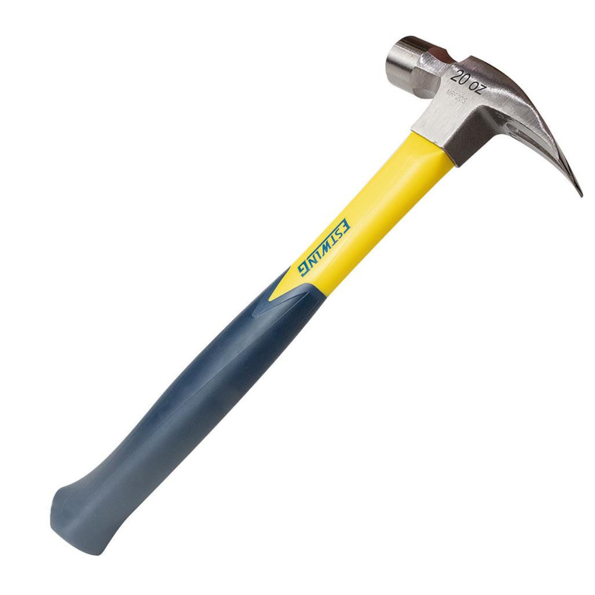 Estwing EMRF20S Sure Strike Straight Claw Hammer with Fibreglass Handle, 20oz/567g 24083