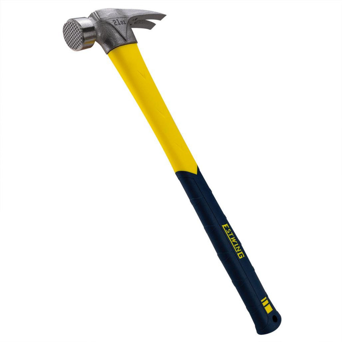 Estwing EMRF22S Sure Strike Straight Claw Framing Hammer with Fibreglass Handle, 22oz/567g 24084
